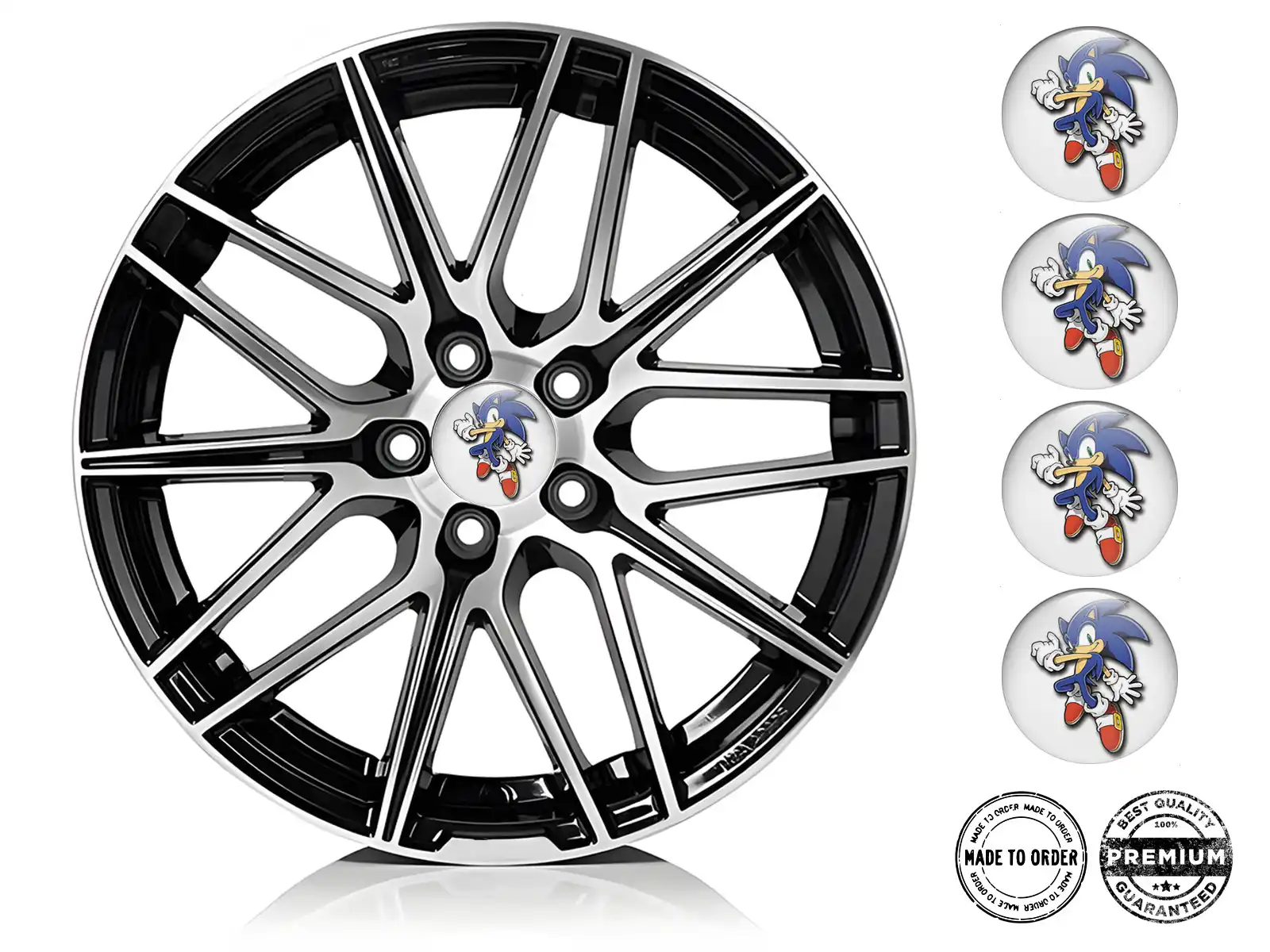 Sticker Silicone Design Energetic Racing Momentum Surge